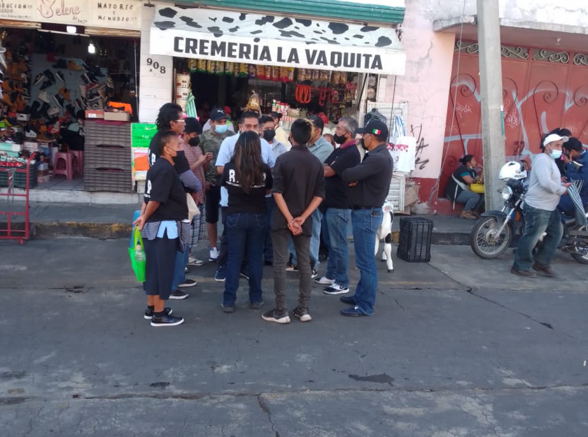 Comerciantes de Tepito se intentan apoderar de las calles de Atlixco 